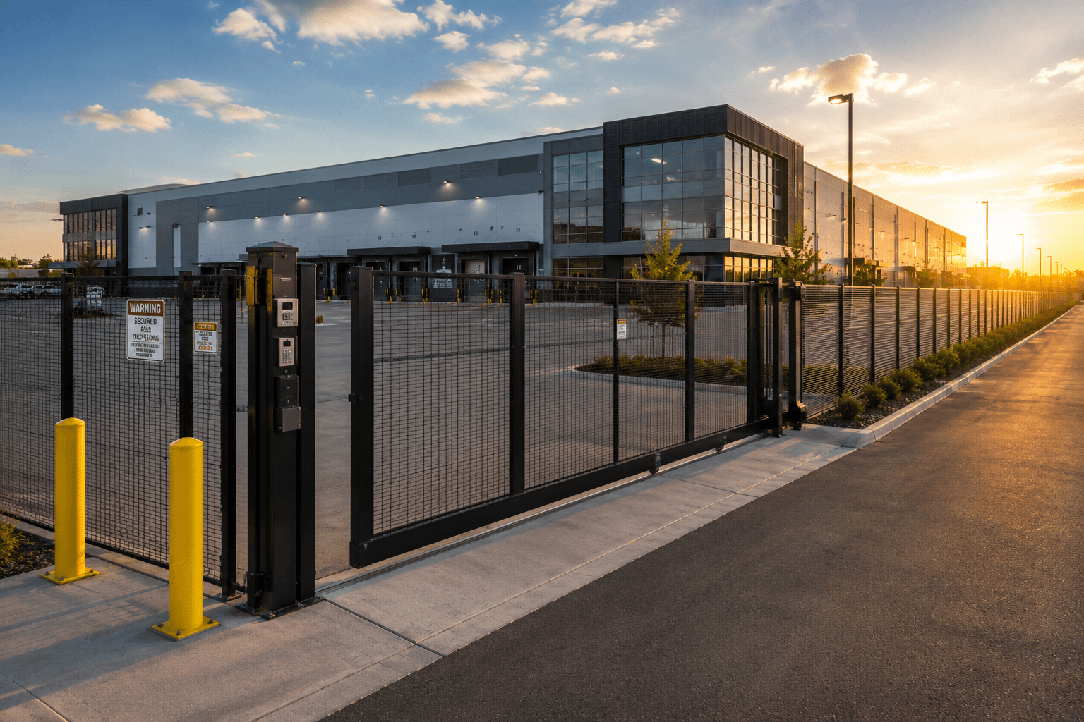 Commercial Security fencing