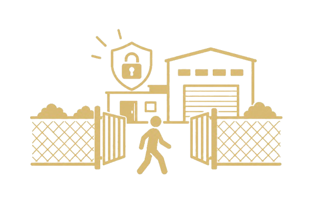 Commercial sites without access control
