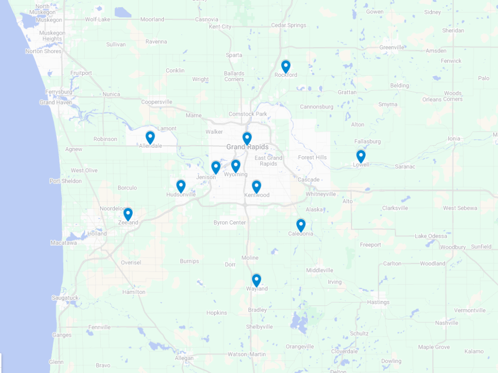 Service Area Map