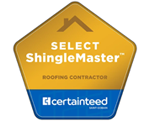 CertainTeed Select ShingleMaster Roofing Contractor badge