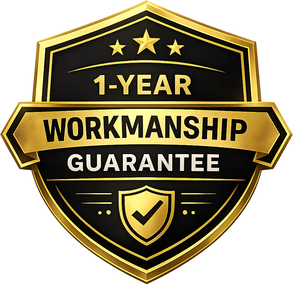 1-Year Workmanship Guarantee Badge