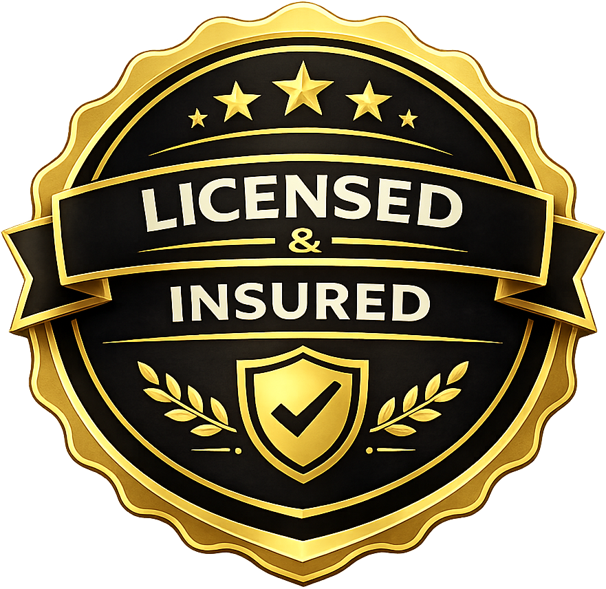 licensed and insured badge