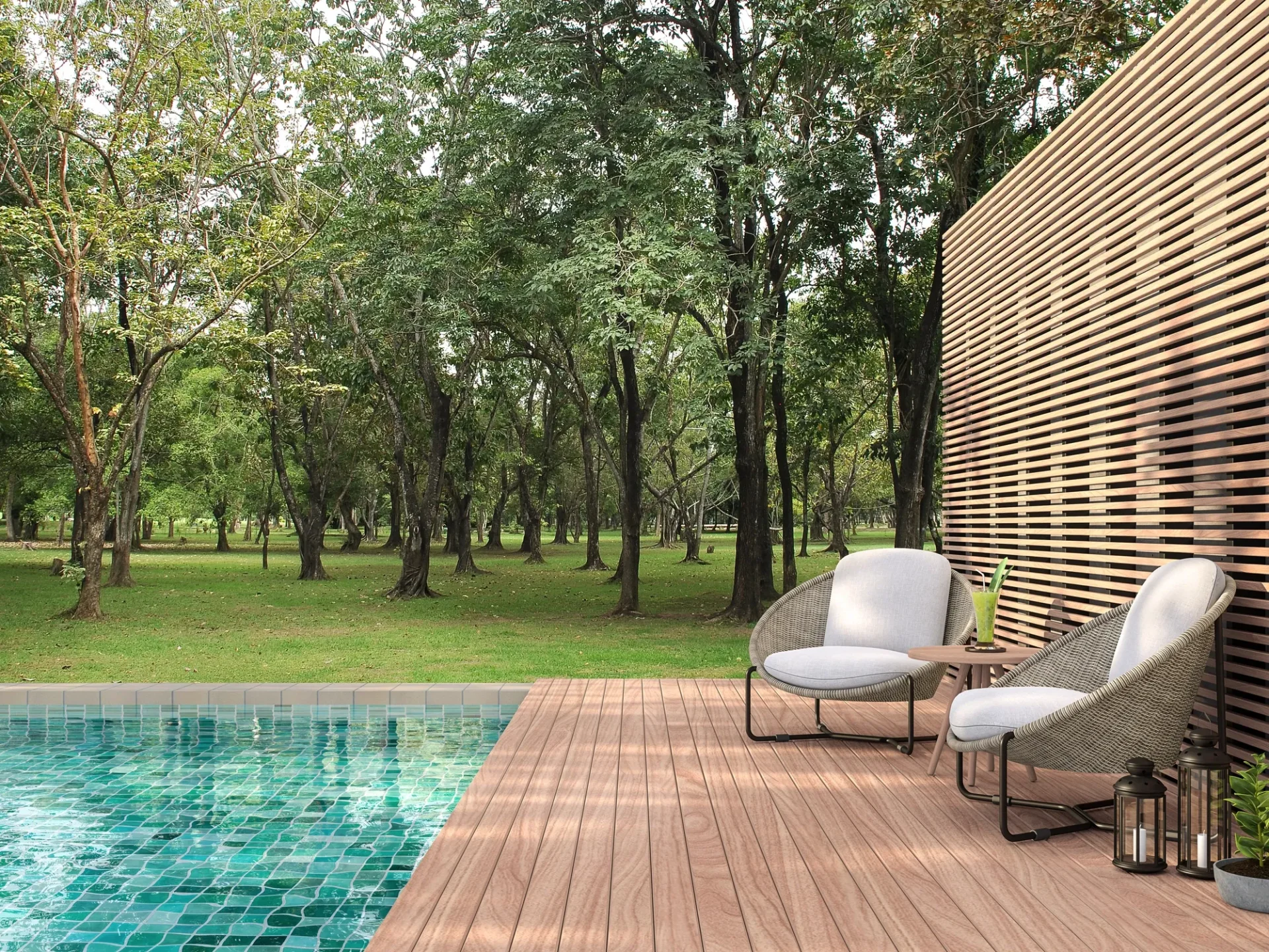 pool and patio fence enclosure