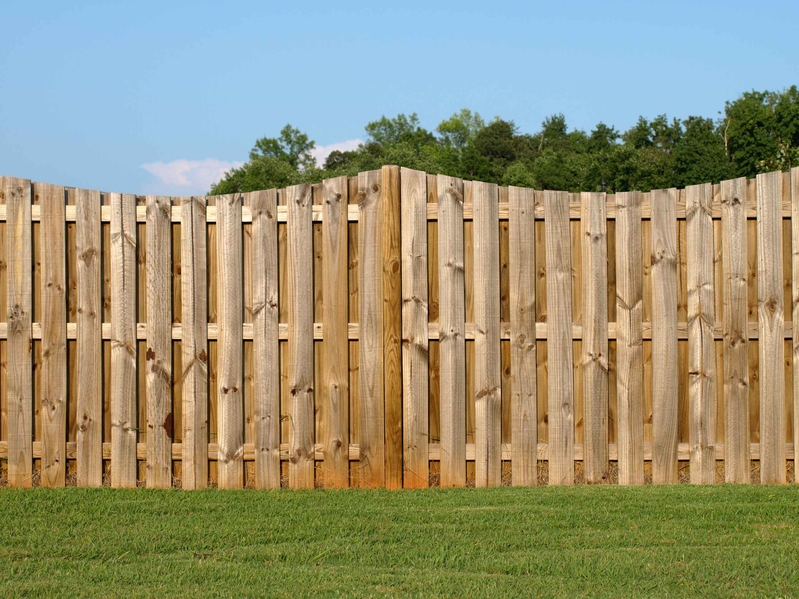 Wood Property Fence